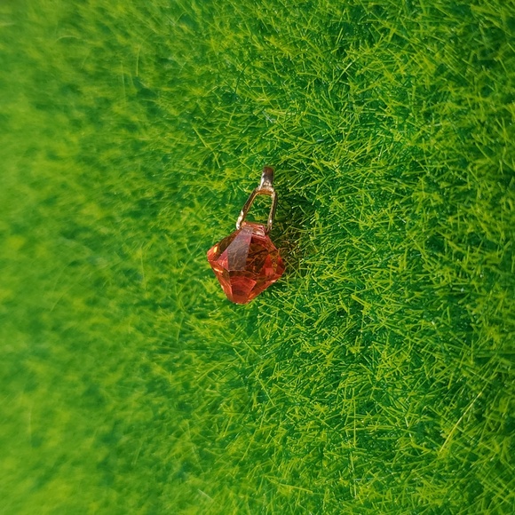 Ruby Crystal Pendant P311 - Picture 2 of 4